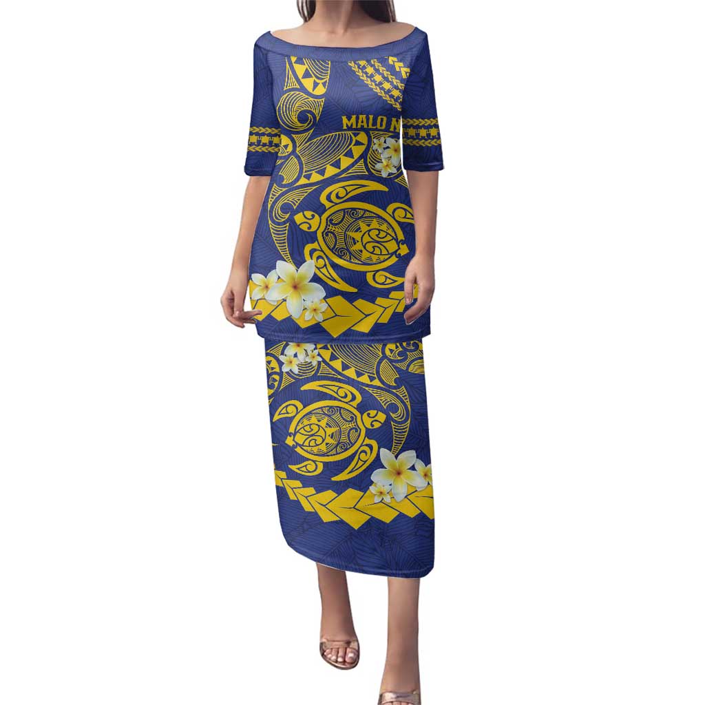 Te Vaiaho o te Gagana Tokelau Family Matching Puletasi and Hawaiian Shirt Polynesian Turtle - Malo Ni!