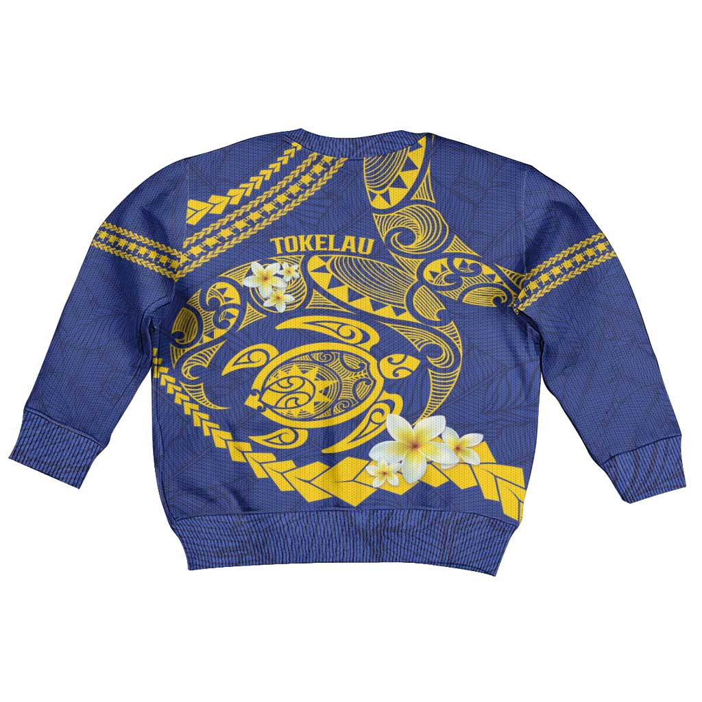 Te Vaiaho o te Gagana Tokelau Kid Ugly Christmas Sweater Polynesian Turtle - Malo Ni!