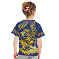 Te Vaiaho o te Gagana Tokelau Kid T Shirt Polynesian Turtle - Malo Ni!