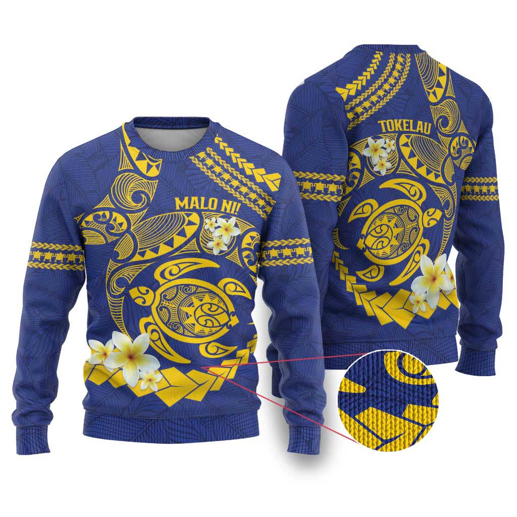 Te Vaiaho o te Gagana Tokelau Ugly Christmas Sweater Polynesian Turtle - Malo Ni!