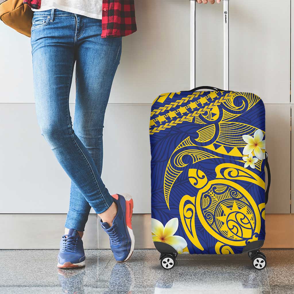Te Vaiaho o te Gagana Tokelau Luggage Cover Polynesian Turtle - Malo Ni!
