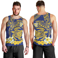 Te Vaiaho o te Gagana Tokelau Men Tank Top Polynesian Turtle - Malo Ni!