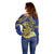 Te Vaiaho o te Gagana Tokelau Off Shoulder Sweater Polynesian Turtle - Malo Ni!