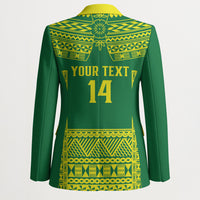 Fiji Tailevu Rugby Custom Blazer Go Champions Fijian Tapa Pattern LT14 - Polynesian Pride