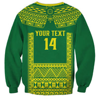 Fiji Tailevu Rugby Custom Sweatshirt Go Champions Fijian Tapa Pattern LT14 - Polynesian Pride
