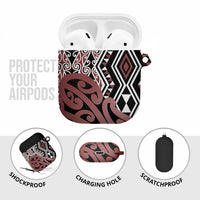 New Zealand AirPods Case Aotearoa Kowhaiwhai Mix Taniko Art - Polynesian Pride