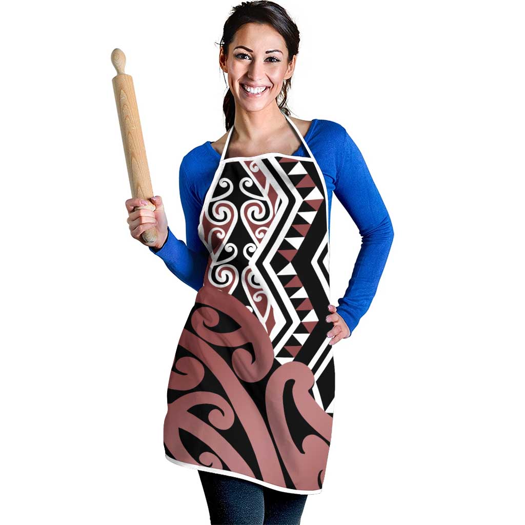 New Zealand Apron Aotearoa Kowhaiwhai Mix Taniko Art - Polynesian Pride