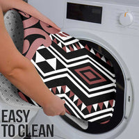 New Zealand Bathroom Set Aotearoa Kowhaiwhai Mix Taniko Art - Polynesian Pride