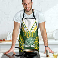 Avaiki Cook Islands Rugby Apron Kuki Airani Tatau Green - Polynesian Pride
