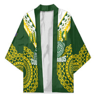 Custom Avaiki Cook Islands Rugby Kimono Kuki Airani Tatau Green LT14 Unisex Green - Polynesian Pride