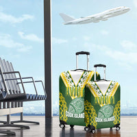 Avaiki Cook Islands Rugby Luggage Cover Kuki Airani Tatau Green LT14 - Polynesian Pride