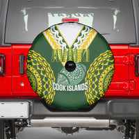 Avaiki Cook Islands Rugby Spare Tire Cover Kuki Airani Tatau Green LT14 - Polynesian Pride