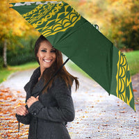 Avaiki Cook Islands Rugby Umbrella Kuki Airani Tatau Green LT14 - Polynesian Pride