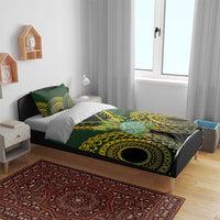 Avaiki Cook Islands Rugby Bedding Set Kuki Airani Tatau Black LT14 - Polynesian Pride