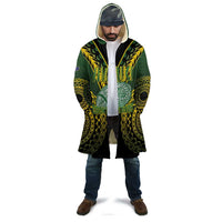 Custom Avaiki Cook Islands Rugby Cloak Kuki Airani Tatau Black - Polynesian Pride