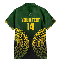 Custom Avaiki Cook Islands Rugby Family Matching Mermaid Dress and Hawaiian Shirt Kuki Airani Tatau Black - Polynesian Pride