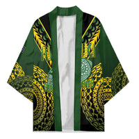 Custom Avaiki Cook Islands Rugby Kimono Kuki Airani Tatau Black - Polynesian Pride