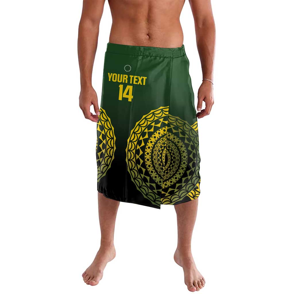 Custom Avaiki Cook Islands Rugby Lavalava Kuki Airani Tatau Black - Polynesian Pride