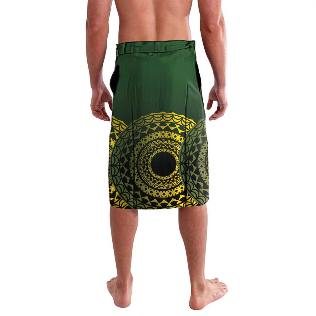 Custom Avaiki Cook Islands Rugby Lavalava Kuki Airani Tatau Black - Polynesian Pride
