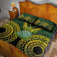 Avaiki Cook Islands Rugby Quilt Bed Set Kuki Airani Tatau Black LT14 - Polynesian Pride