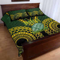 Avaiki Cook Islands Rugby Quilt Bed Set Kuki Airani Tatau Black LT14 - Polynesian Pride