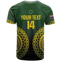 Custom Avaiki Cook Islands Rugby T Shirt Kuki Airani Tatau Black - Polynesian Pride