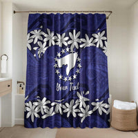 Personalised Cook Islands Pukapuka Bathroom Set Tiare Maori Polynesian Waves Tattoo