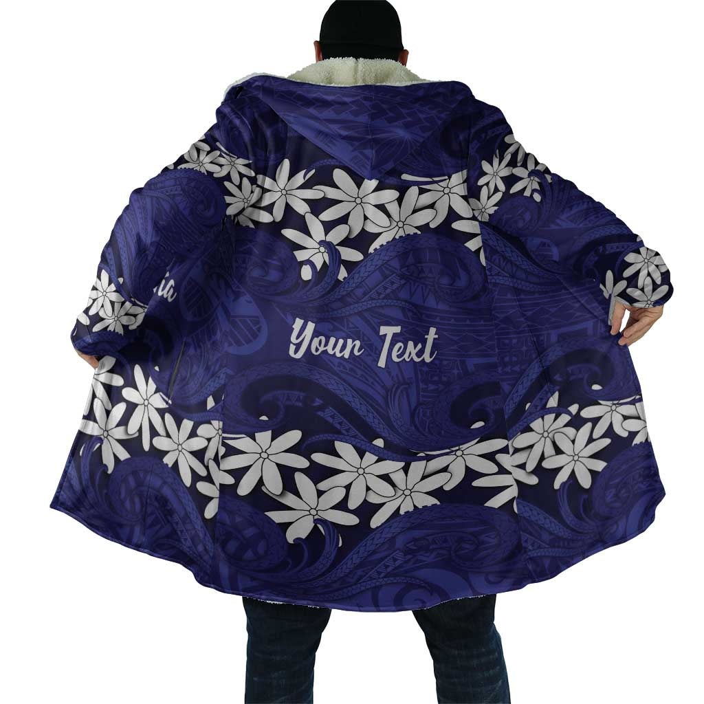 Personalised Cook Islands Pukapuka Cloak Tiare Maori Polynesian Waves Tattoo