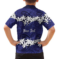 Personalised Cook Islands Pukapuka Family Matching Summer Maxi Dress and Hawaiian Shirt Tiare Maori Polynesian Waves Tattoo