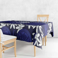 Personalised Cook Islands Pukapuka Tablecloth Tiare Maori Polynesian Waves Tattoo