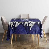 Personalised Cook Islands Pukapuka Tablecloth Tiare Maori Polynesian Waves Tattoo