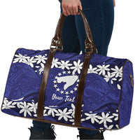 Personalised Cook Islands Pukapuka Travel Bag Tiare Maori Polynesian Waves Tattoo LT14 - Polynesian Pride