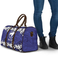 Personalised Cook Islands Pukapuka Travel Bag Tiare Maori Polynesian Waves Tattoo LT14 - Polynesian Pride