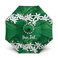 Personalised Cook Islands Rarotonga Umbrella Tiare Maori Polynesian Waves Tattoo