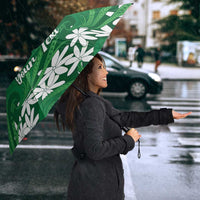 Personalised Cook Islands Rarotonga Umbrella Tiare Maori Polynesian Waves Tattoo