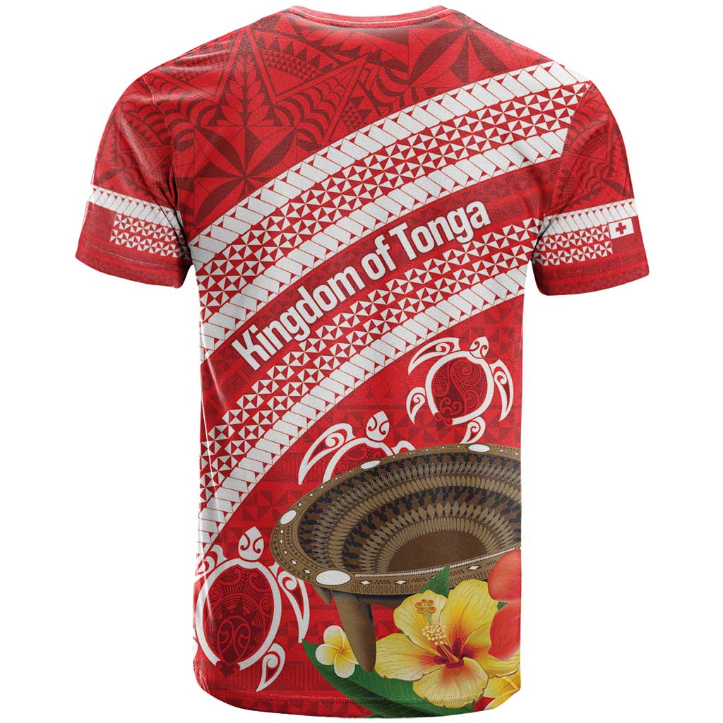 Kingdom Of Tonga Emancipation Day T Shirt Tongan Ngatu With Kumete Red