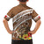 Kingdom Of Tonga Emancipation Day Family Matching Off The Shoulder Long Sleeve Dress and Hawaiian Shirt Tongan Ngatu With Kumete Brown