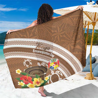 Kingdom Of Tonga Emancipation Day Sarong Tongan Ngatu With Kumete Brown