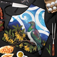 Kekeru New Zealand Matariki Apron Kukupa Kowhai Maori New Year Blue Version LT14 Blue - Polynesian Pride