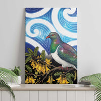 Kekeru New Zealand Matariki Canvas Wall Art Kukupa Kowhai Maori New Year Blue Version LT14 - Polynesian Pride