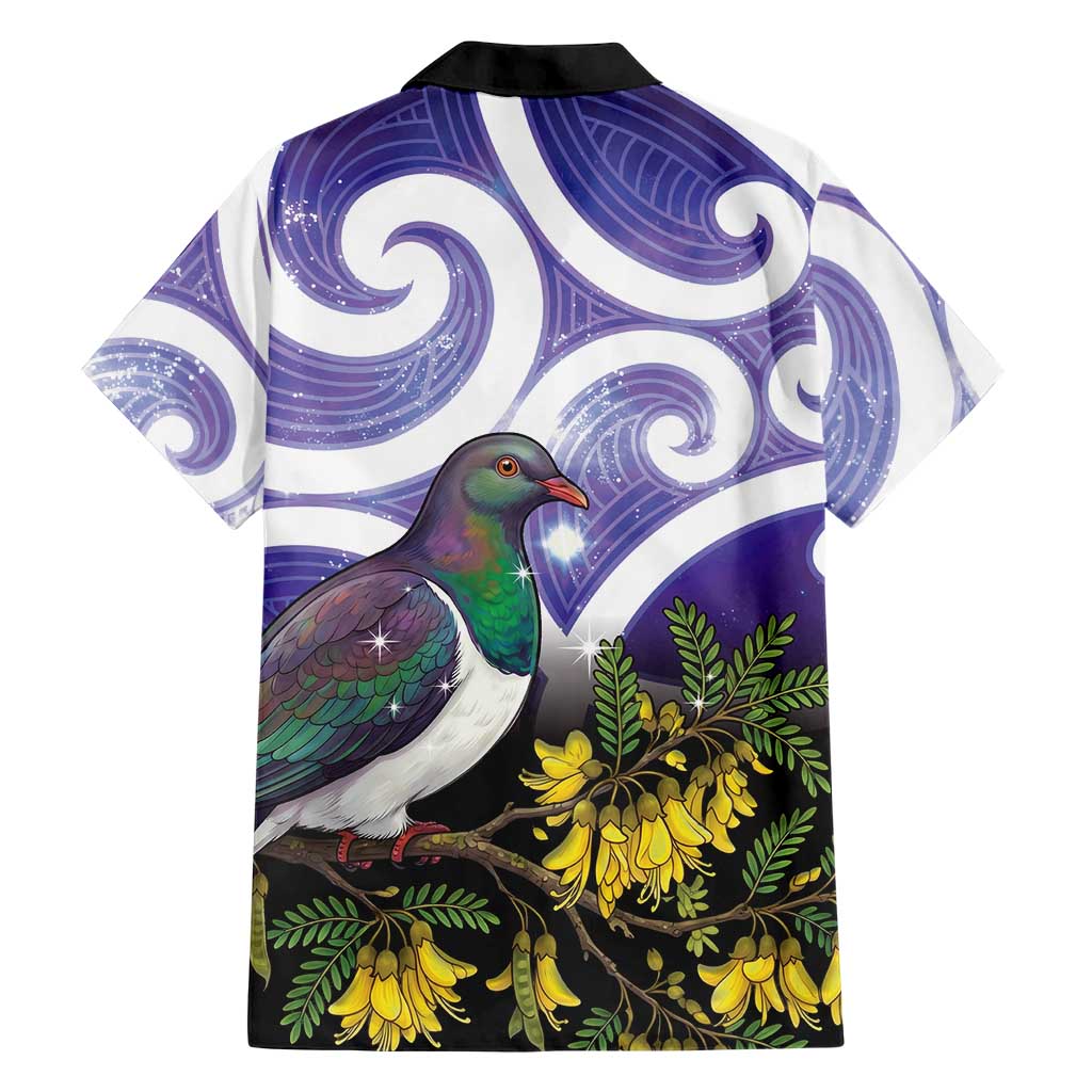Kekeru New Zealand Matariki Hawaiian Shirt Kukupa Kowhai Maori New Year Purple Version LT14 - Polynesian Pride