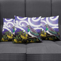 Kekeru New Zealand Matariki Pillow Cover Kukupa Kowhai Maori New Year Purple Version LT14 - Polynesian Pride