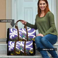Kekeru New Zealand Matariki Travel Bag Kukupa Kowhai Maori New Year Purple Version LT14 - Polynesian Pride