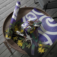 Kekeru New Zealand Matariki Wrapping Paper Kukupa Kowhai Maori New Year Purple Version LT14 - Polynesian Pride