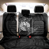 French Polynesia Manta Ray Tattoo Back Car Seat Cover Tahiti Hahalua Turtle Shark Black Color