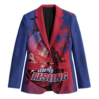 Guam Blue Marlin Fishing Blazer Guahan Fish Hook Tattoo