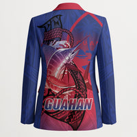 Guam Blue Marlin Fishing Blazer Guahan Fish Hook Tattoo