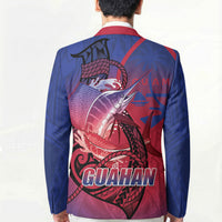 Guam Blue Marlin Fishing Blazer Guahan Fish Hook Tattoo