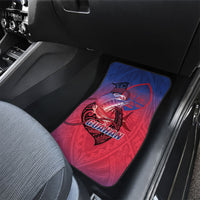 Guam Blue Marlin Fishing Car Mats Guahan Fish Hook Tattoo