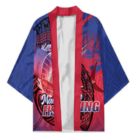 Guam Blue Marlin Fishing Kimono Guahan Fish Hook Tattoo